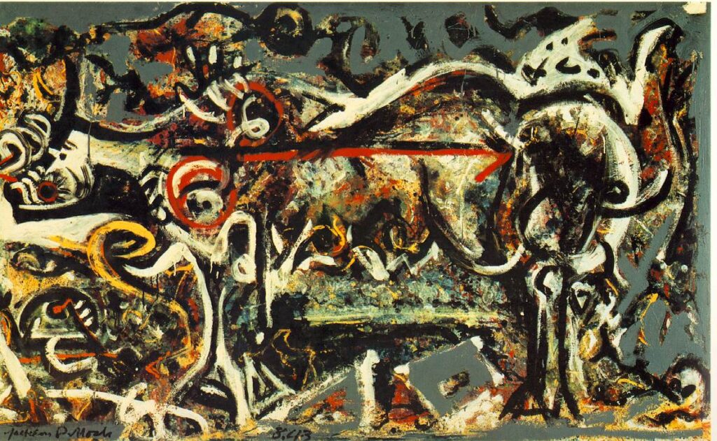 The She Wolf (1943) - Jackson Pollock Tablo