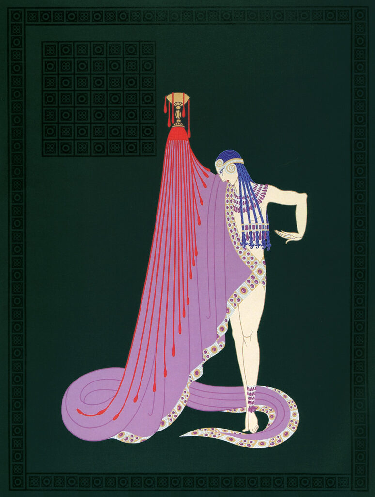 The Slave - Erté Tablo