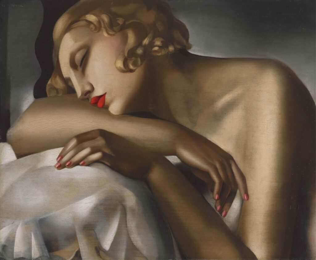 The Sleeper (1932) - Tamara de Lempicka Tablo