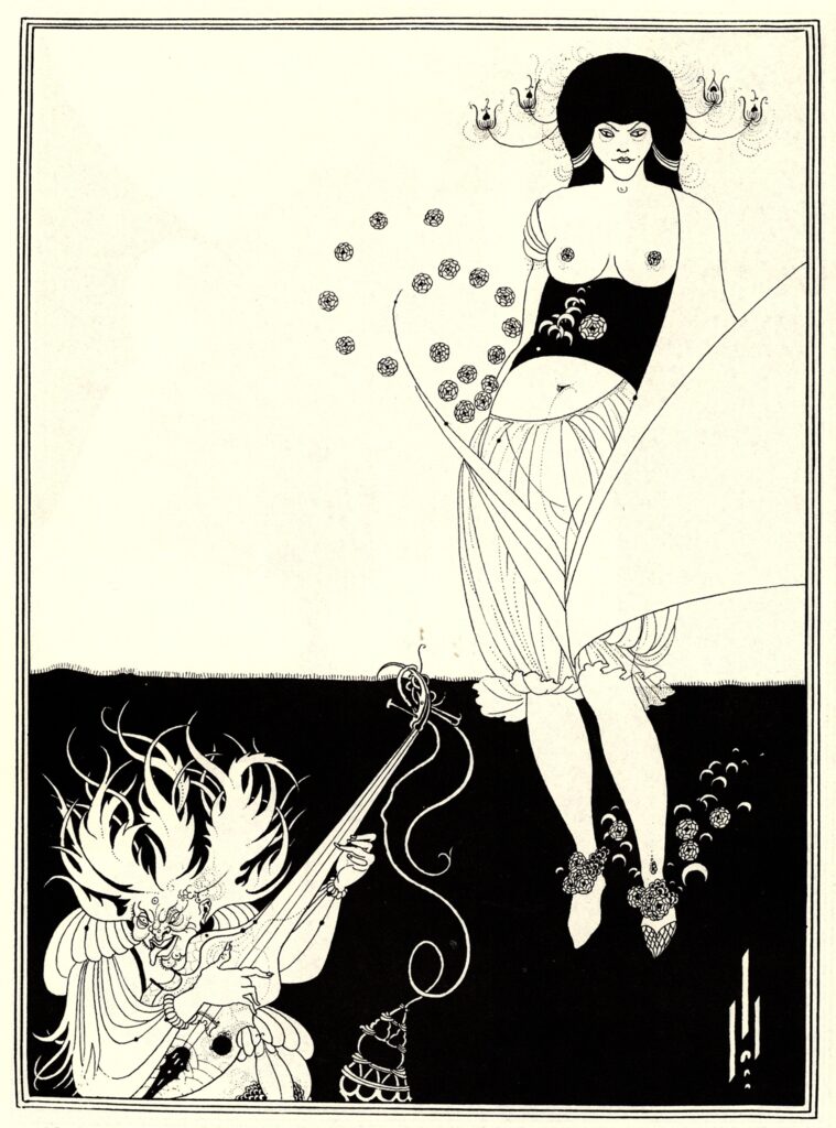 The Stomach Dance (1893) - Aubrey Beardsley Tablo