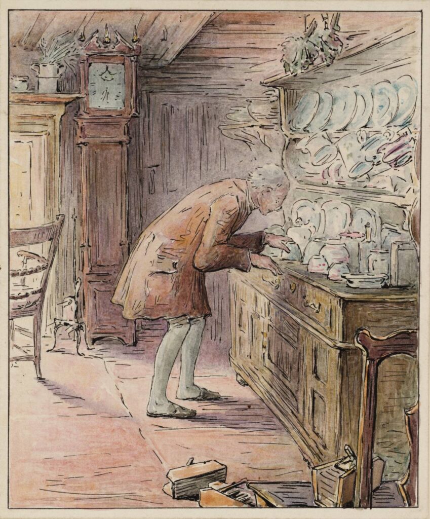 The Tailor Hears Noises (1902) - Beatrix Potter Tablo