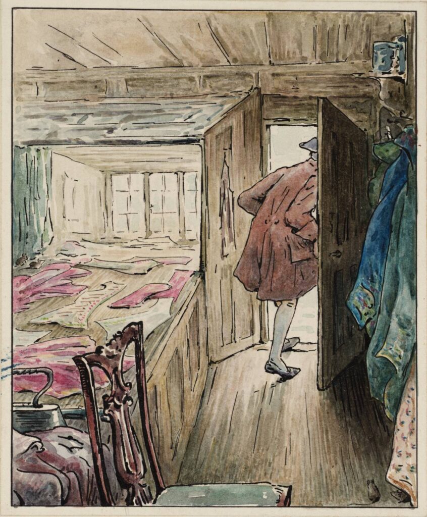 The Tailor Leaving his Workshop (1902) - Beatrix Potter Tablo