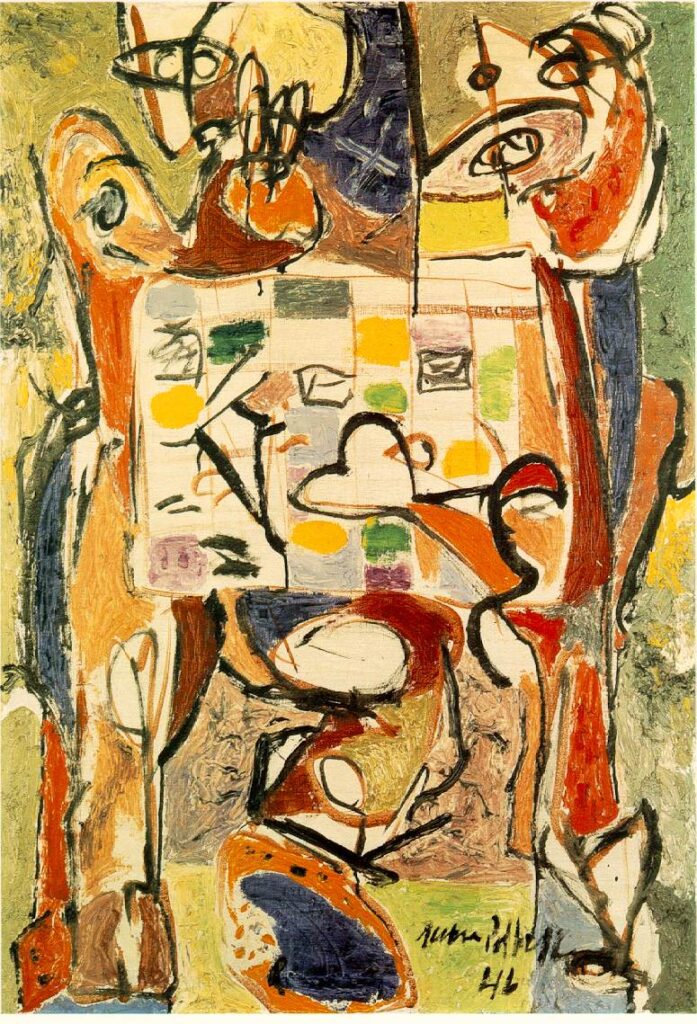 The Tea Cup (1946) – Jackson Pollock Tablo