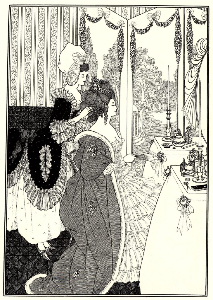 The Toilet (1894) - Aubrey Beardsley Tablo