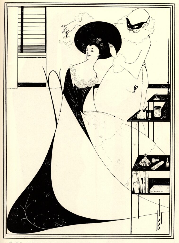 The Toilet of Salome II (1894) - Aubrey Beardsley Tablo