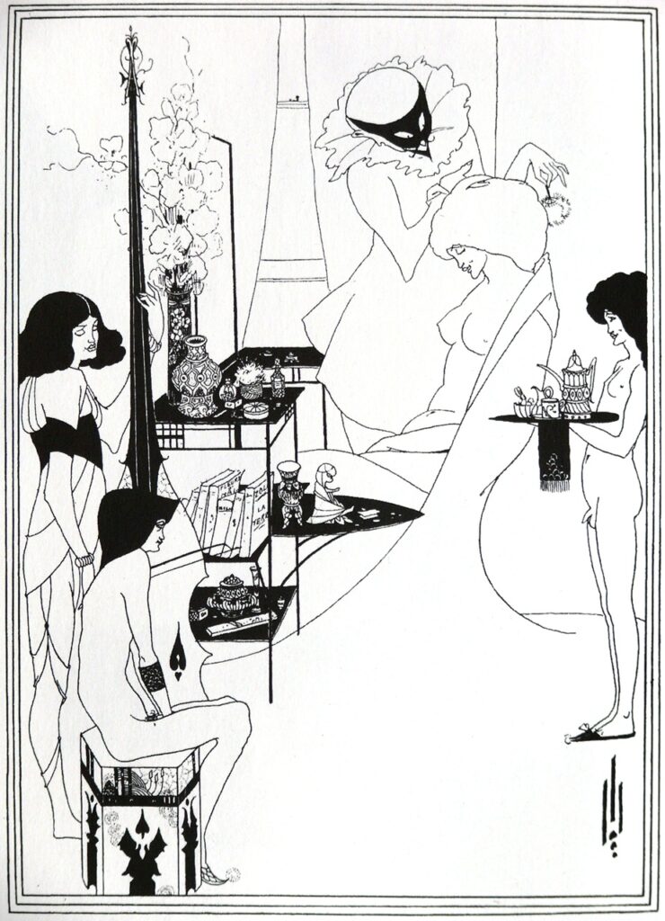 The Toilette of Salome (1894) - Aubrey Beardsley Tablo
