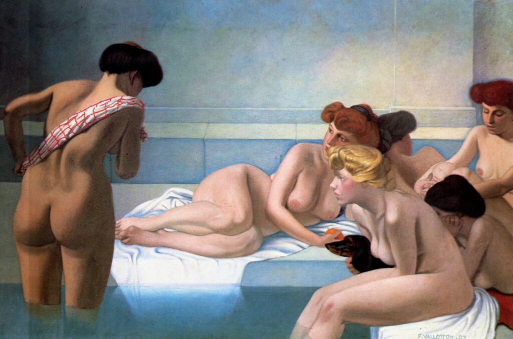 The Turkish bath (1907) - Félix Vallotton Tablo