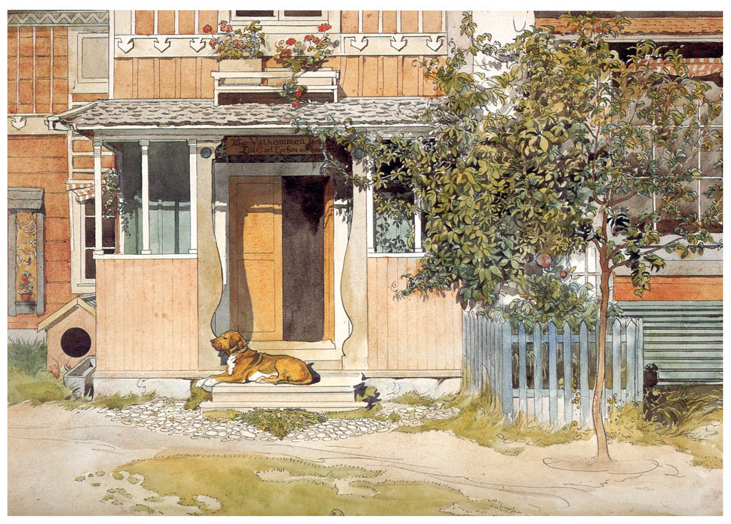 The Verandah (1895) – Carl Larsson Tablo