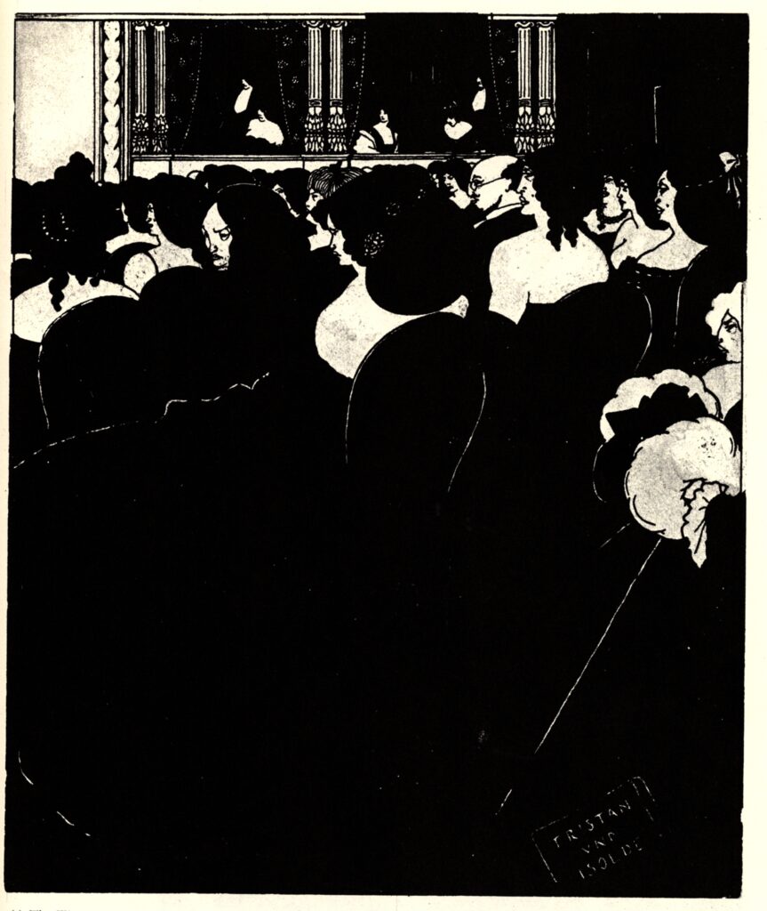 The Wagnerites (1894) - Aubrey Beardsley Tablo