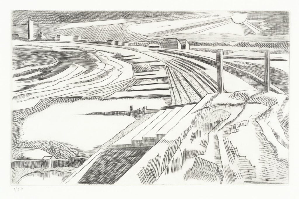 The Wall, Dymchurch (1923) - Paul Nash Tablo
