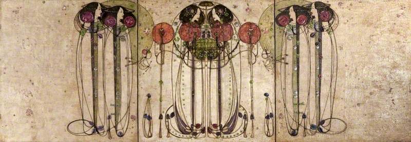 The Wassail (1900) – Charles Rennie Mackintosh Tablo