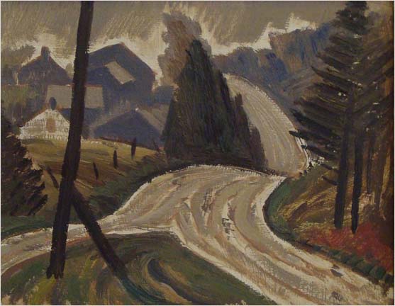 The Wet Road – Jack Bush Tablo