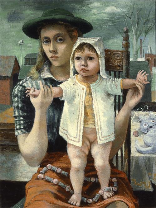 The Young Mother (1944) – Philip Guston Tablo