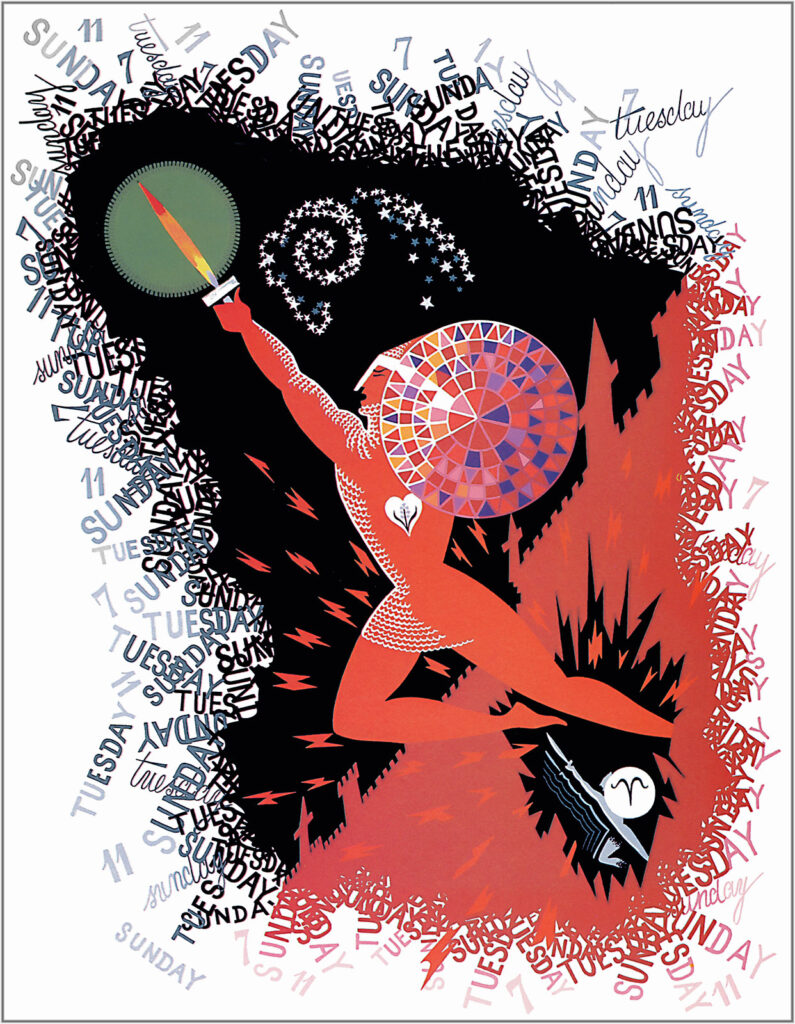 The Zodiac, Aries - Erté Tablo