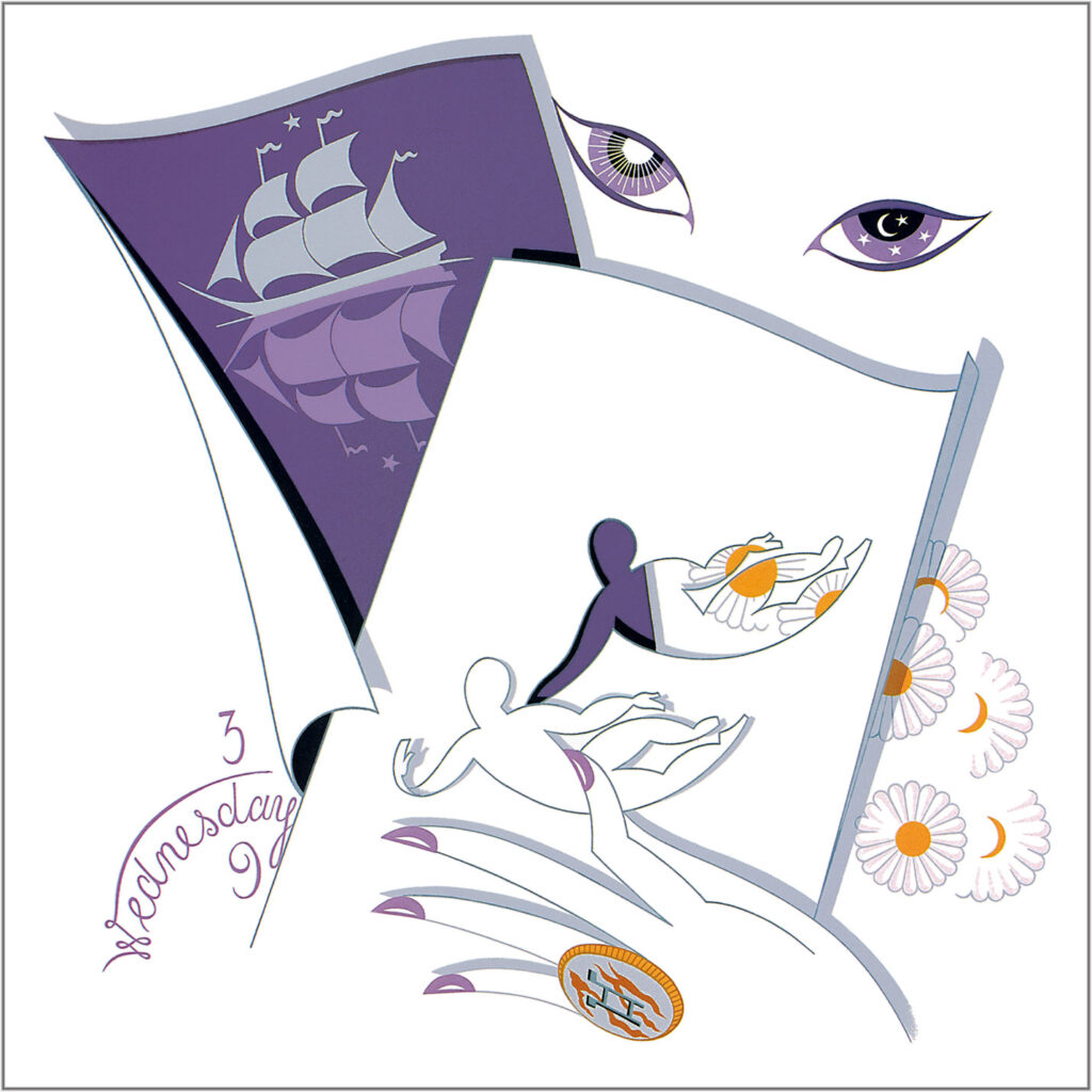 The Zodiac, Gemini - Erté Tablo
