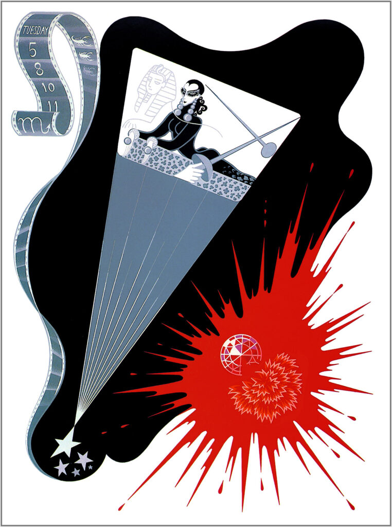The Zodiac, Scorpio - Erté Tablo
