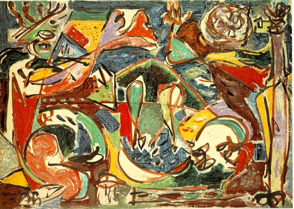 The key (1946) – Jackson Pollock Tablo