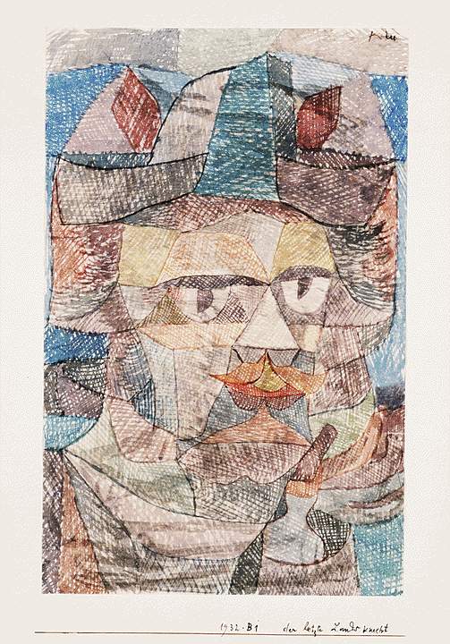 The last of the mercenaries (1931) – Paul Klee Tablo