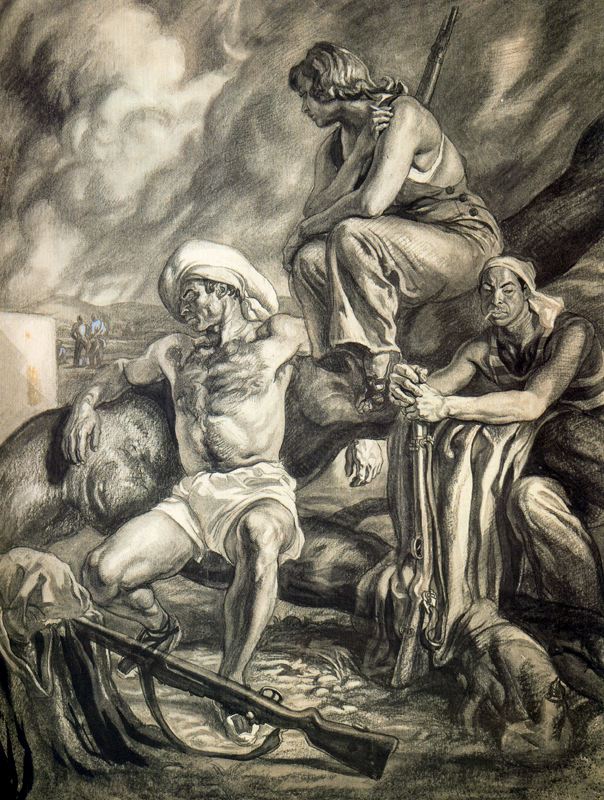 The olive groves of Mallorca (1938) – Carlos Sáenz de Tejada Tablo