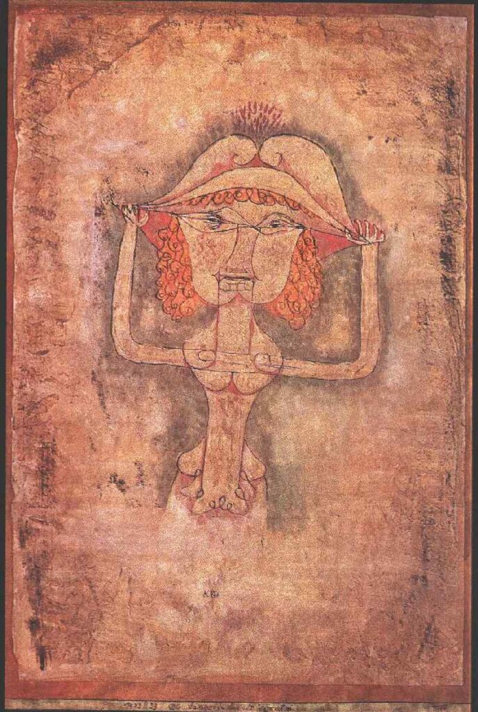 The singer L as Fioridigli (1923) – Paul Klee Tablo