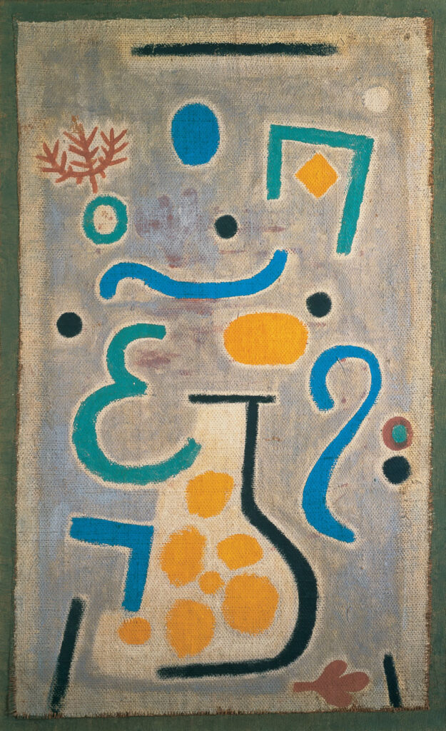 The vase (1938) – Paul Klee Tablo