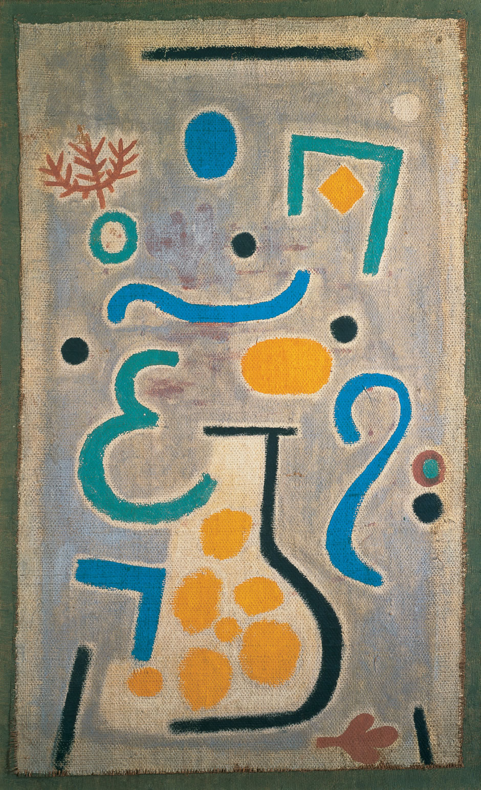 The vase (1938) - Paul Klee Tablo kanvas tablo