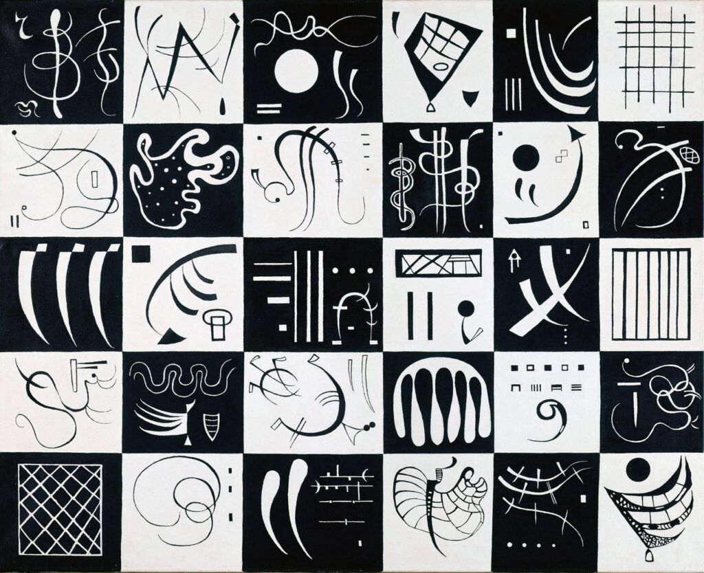 Thirty (1937) - Wassily Kandinsky Tablo