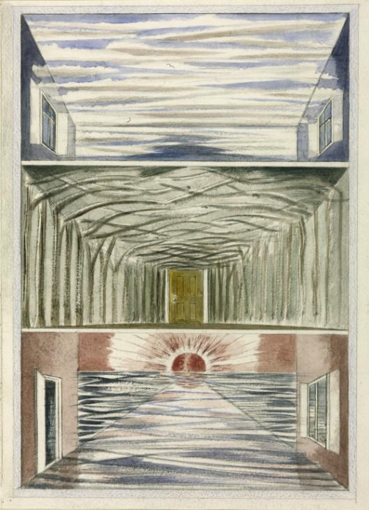 Three Rooms (1937) – Paul Nash Tablo