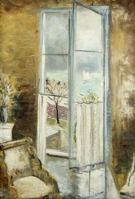 Through a Window, Riviera (1927) – Paul Nash Tablo