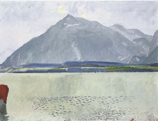 Thunersee mit Niesen (1931) – Cuno Amiet Tablo