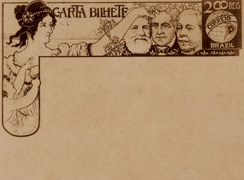 Ticket letter for the interior (1903) – Eliseu Visconti Tablo