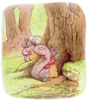 Timmy Tiptoes – Beatrix Potter Tablo