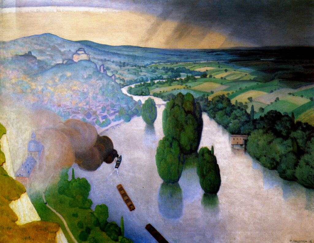 To remember Andelys (1916) - Félix Vallotton Tablo