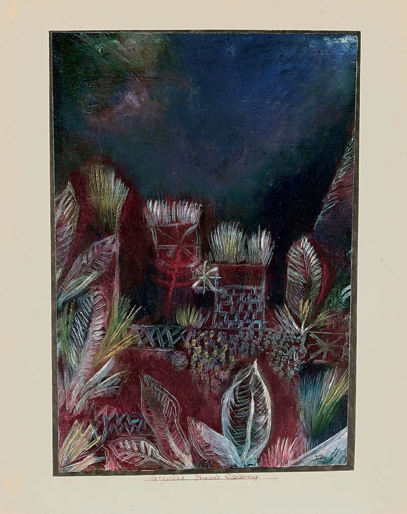 Tropical twilight (1921) - Paul Klee Tablo