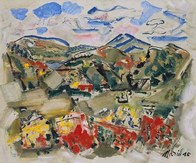 Tunk Mountains, Autumn, Maine (1945) – John Marin Tablo