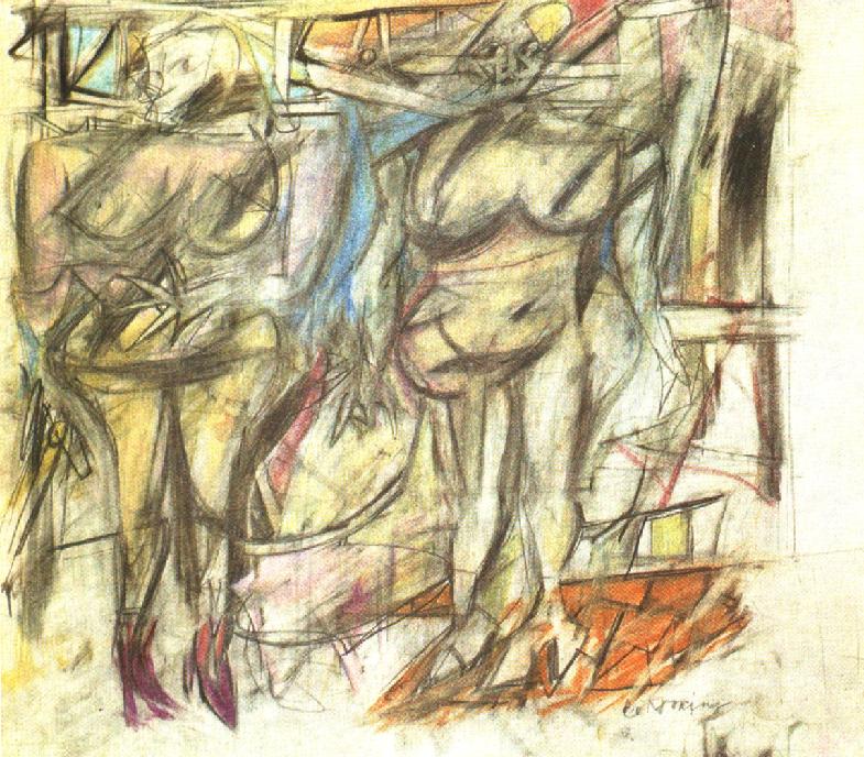 Two Woman IV (1952) – Willem de Kooning Tablo