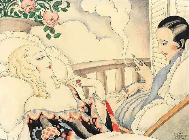 Two Women on the Balcony (1936) – Gerda Wegener Tablo