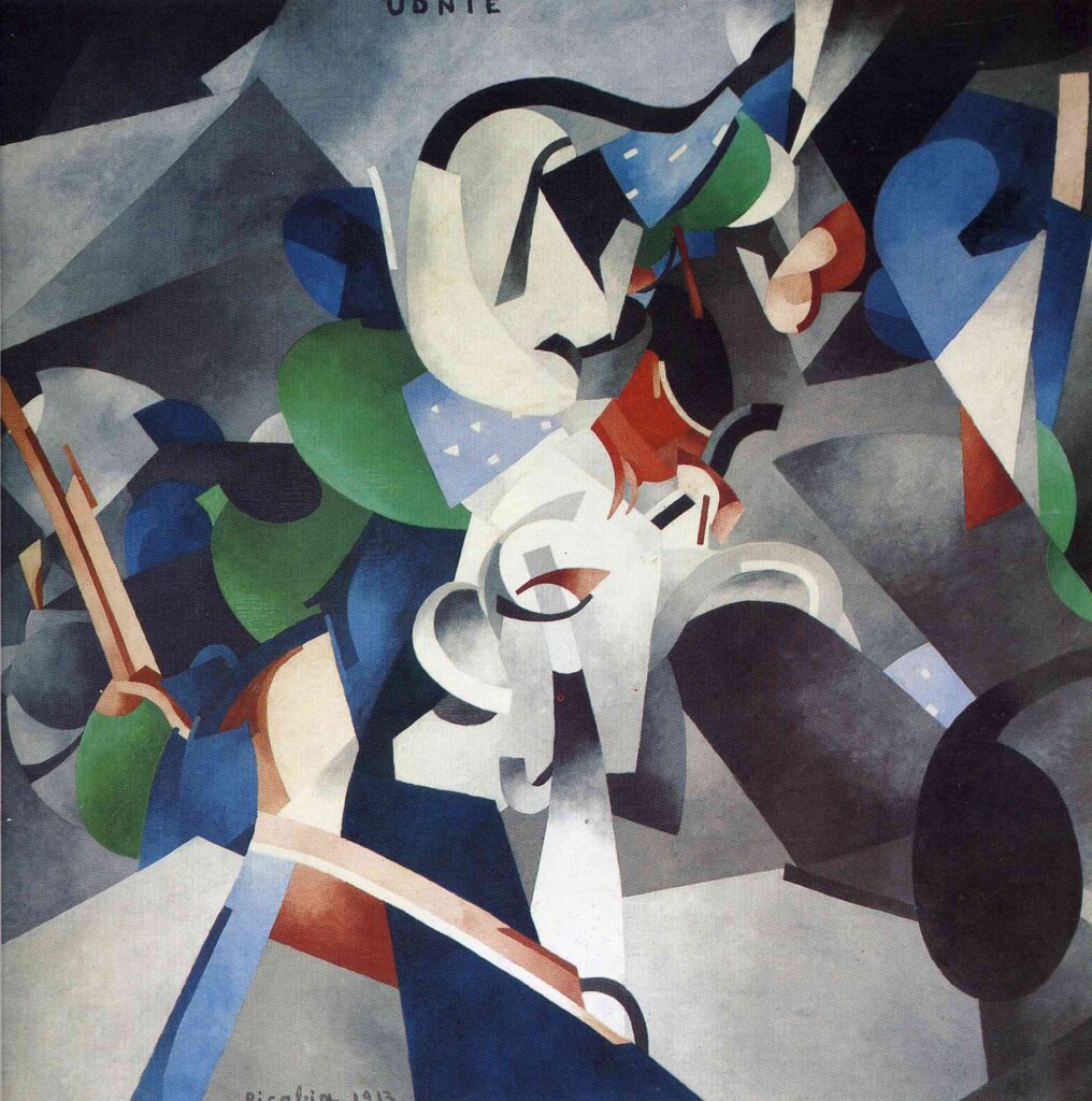Udnie, Young American Girl (1913) - Francis Picabia Tablo