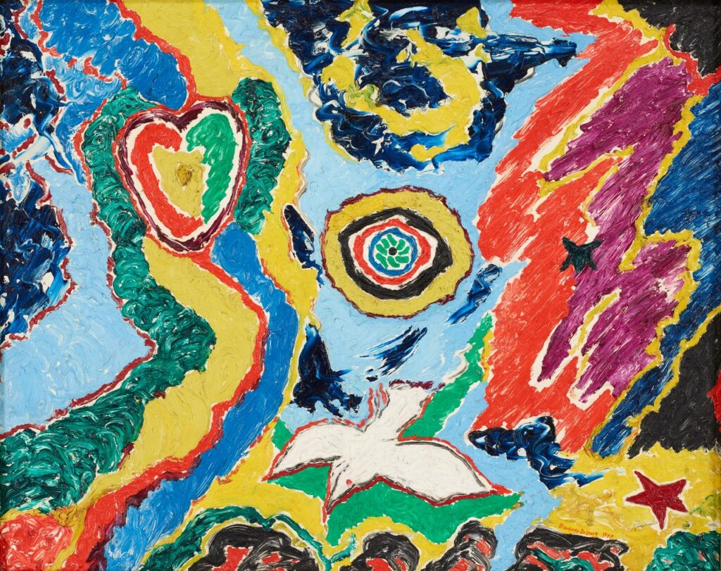İsimsiz (1947) – Beauford Delaney Tablo