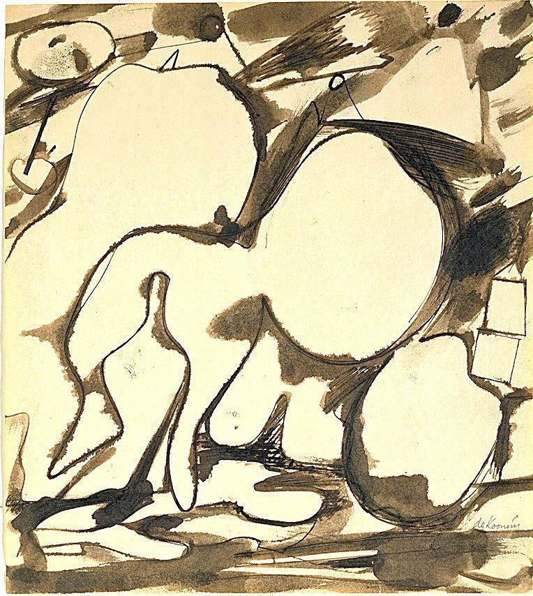 İsimsiz (1948) – Willem de Kooning Tablo