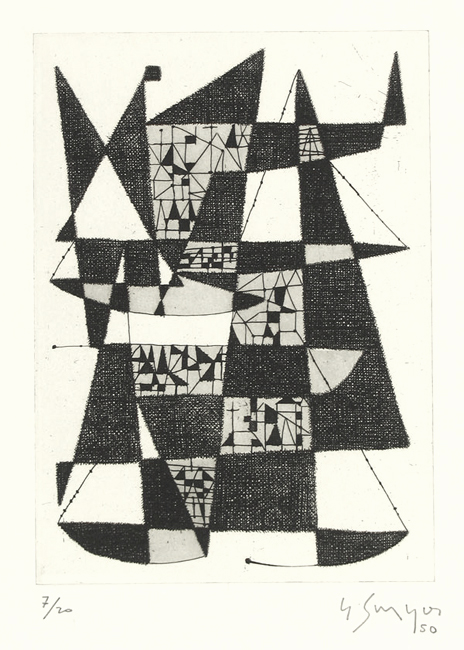 İsimsiz (1950) – Gustave Singier Tablo