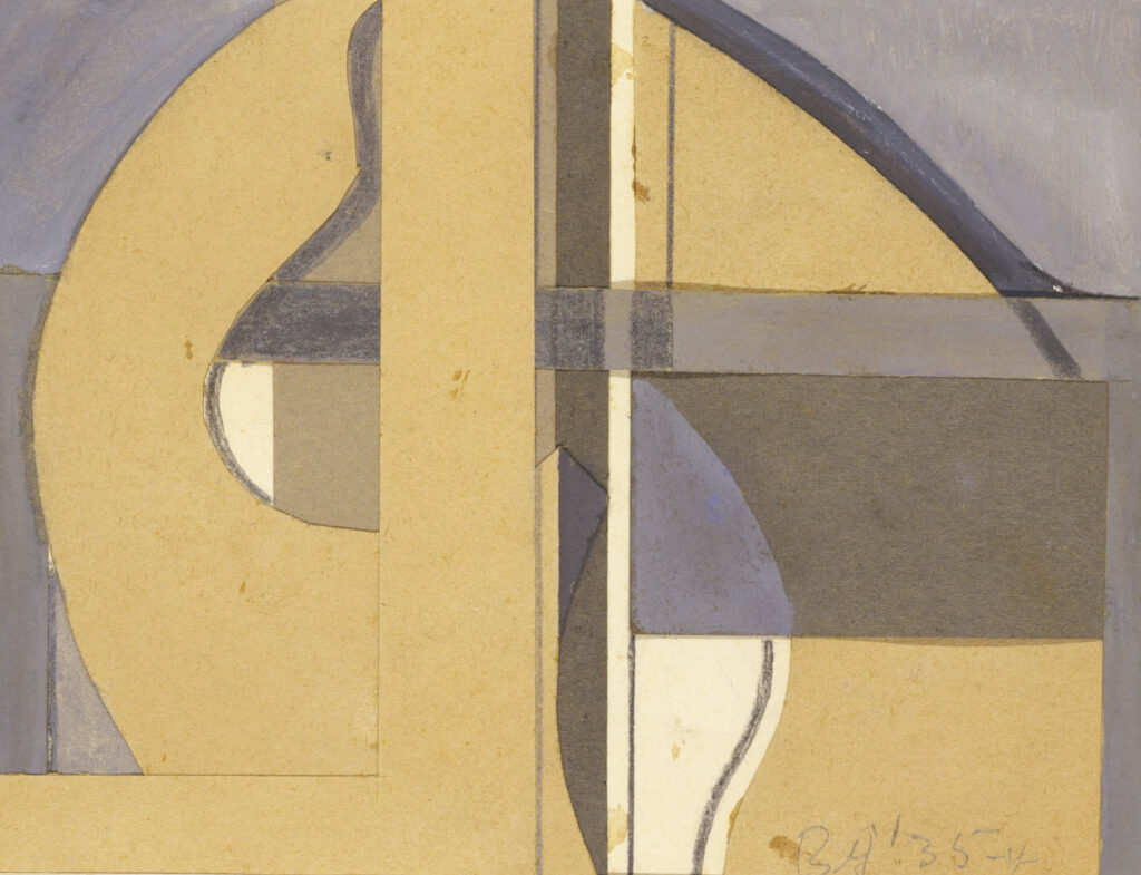 Untitled (35 4) (1935) - Balcomb Greene Tablo