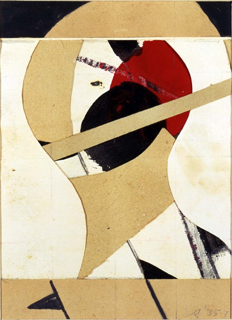 Untitled (35 7) (1935) - Balcomb Greene Tablo