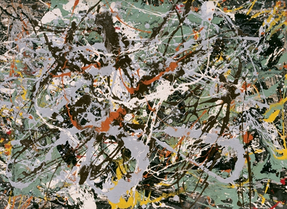 Untitled (Green Silver) (1949) – Jackson Pollock Tablo