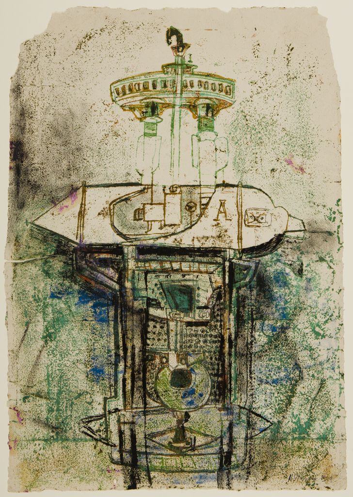 Untitled (Machine) (1949) – Hedda Sterne Tablo
