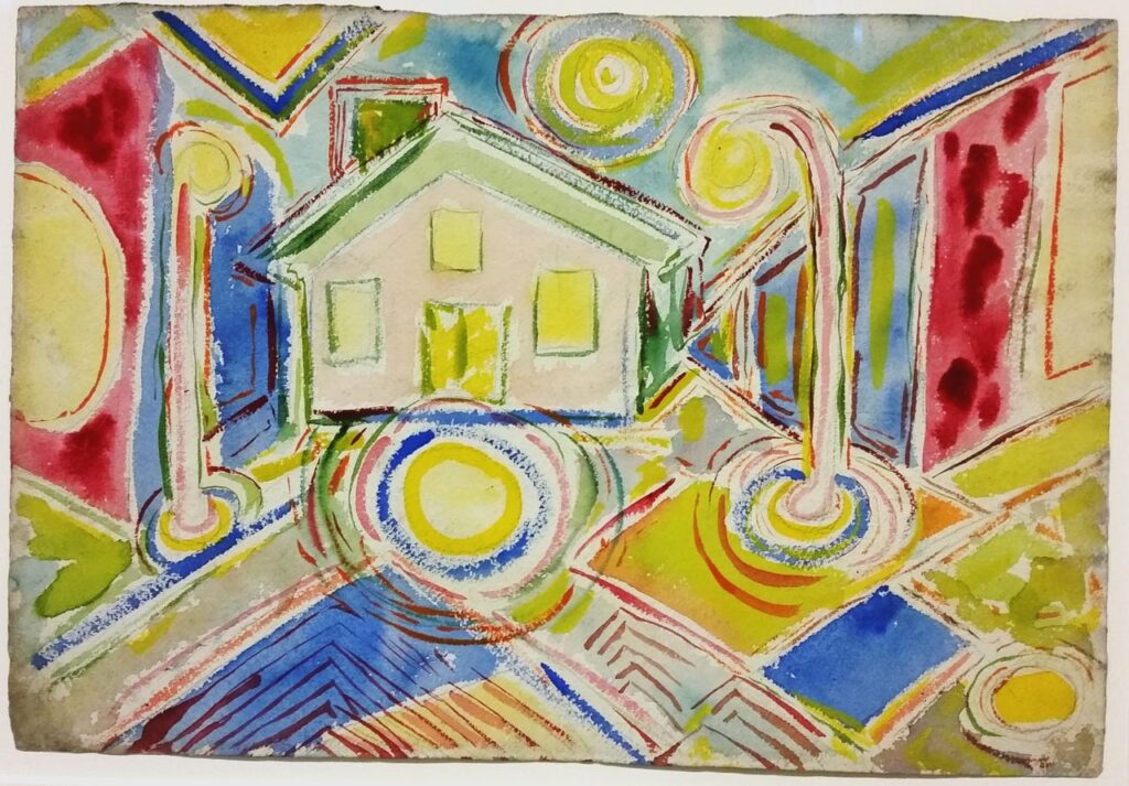 Untitled (New York City) (1945) - Beauford Delaney Tablo