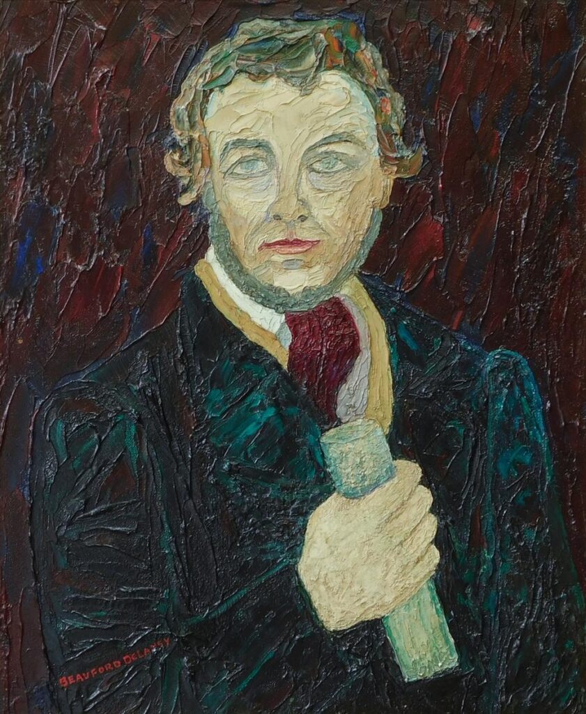 Untitled (Portrait of A Gentleman) (1945) - Beauford Delaney Tablo