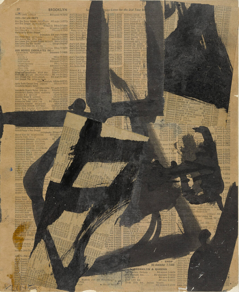 Untitled II (1952) - Franz Kline Tablo