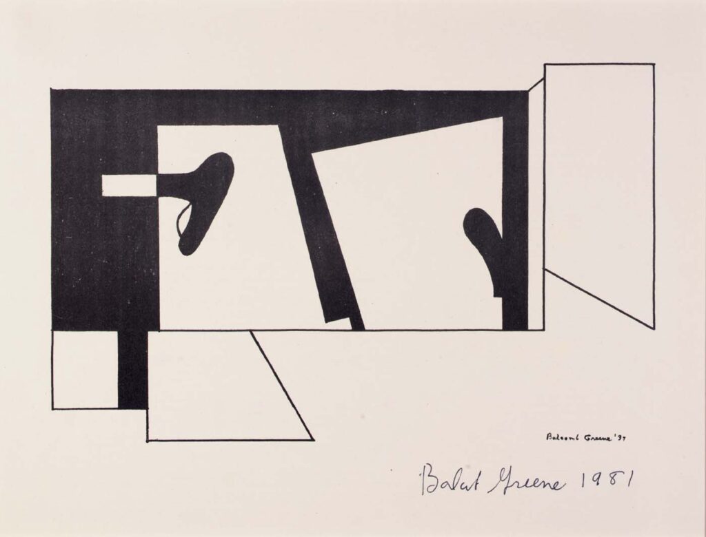 Untitled, from the American Abstract Artists portfolio (1937) - Balcomb Greene Tablo