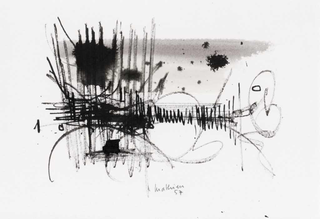 Utan titel - Georges Mathieu Tablo